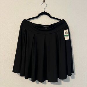 INC (Macy Brand) - Stretchable Black Skater Skirt - Large